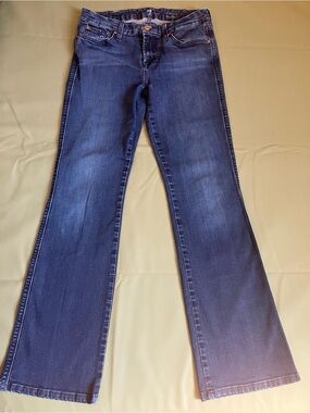 7 For All Mankind Kimmie Bootcut Dark Blue Jeans Size 30
